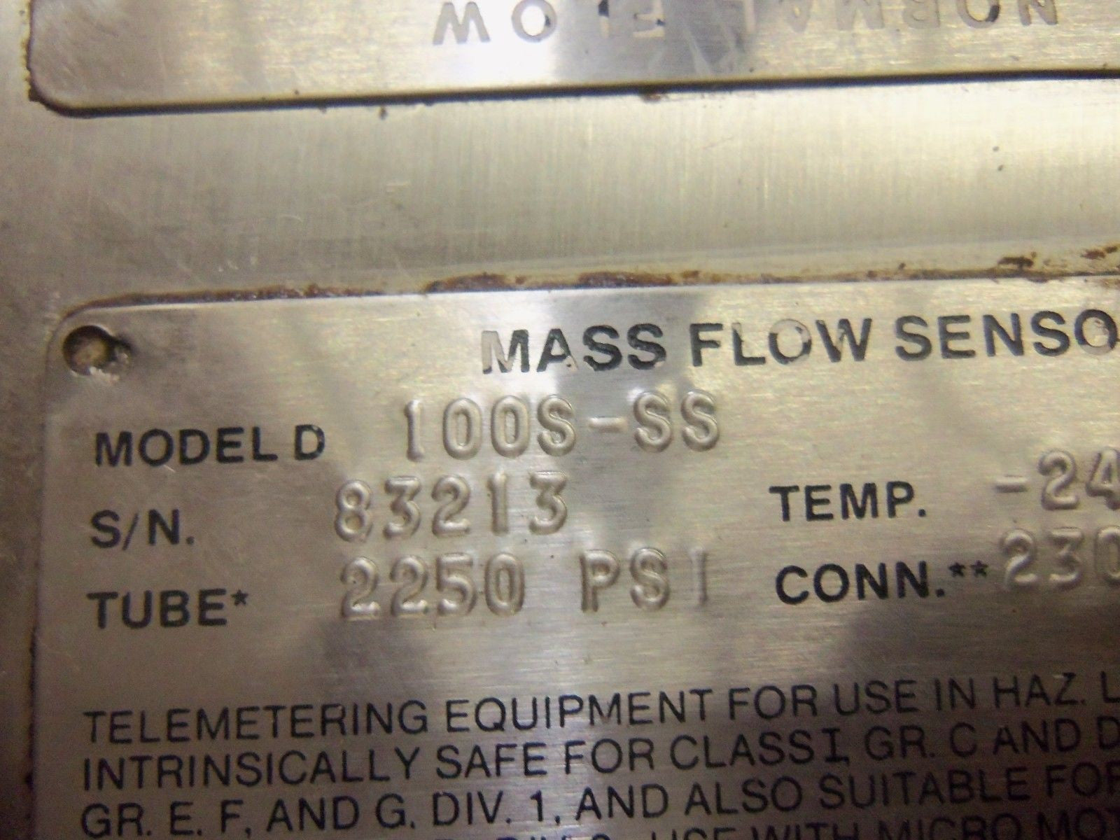 MICRO MOTION D100S-SS *USED*