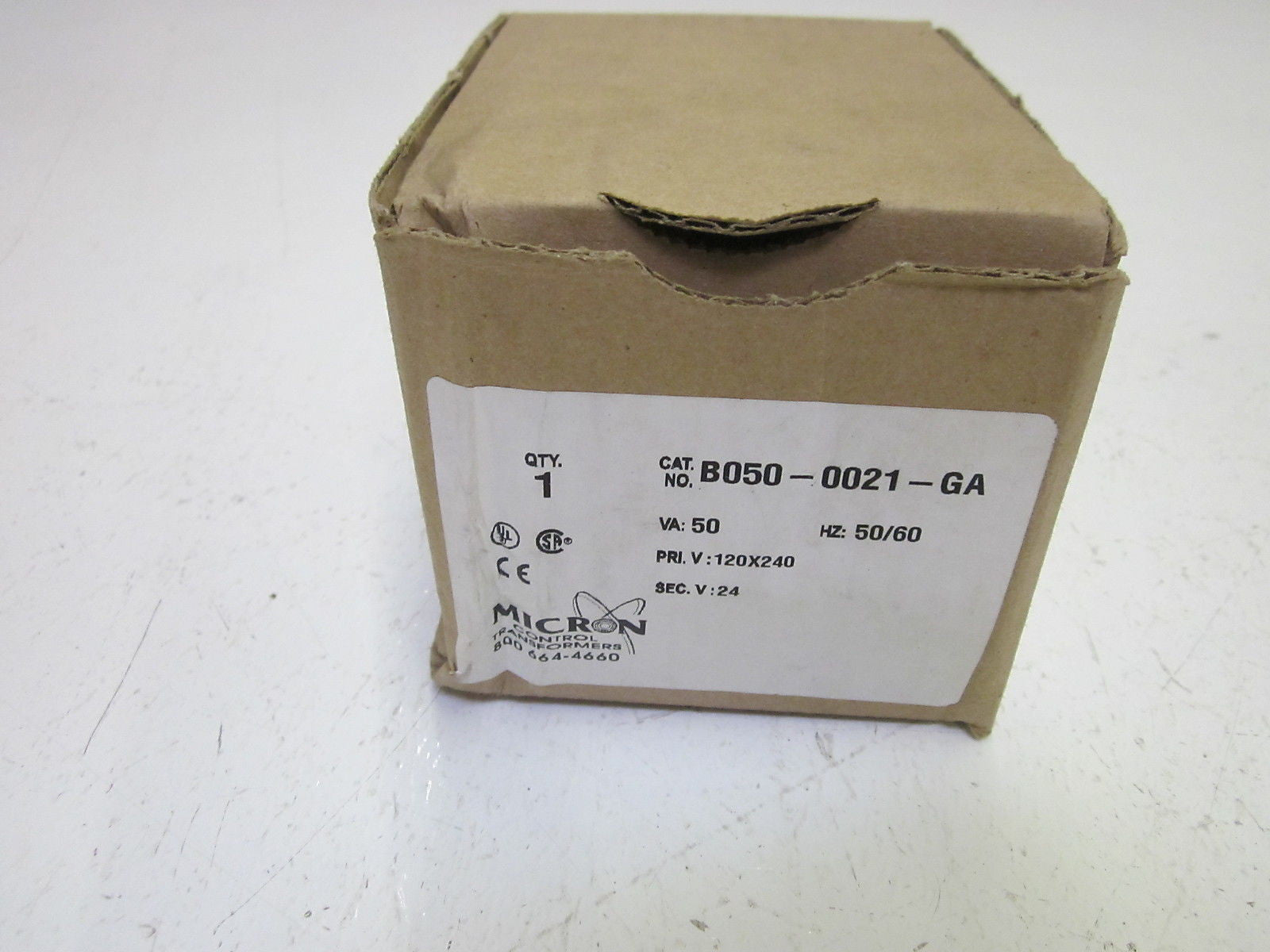 MICRON B050-0021-GA TRANSFORMER 120V *NEW IN BOX*