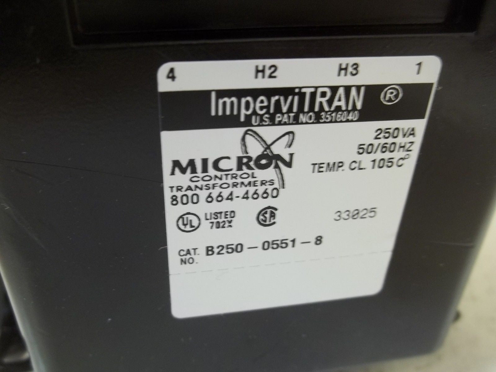 MICRON B250-0551-8 TRANSFORMER *NEW NO BOX*