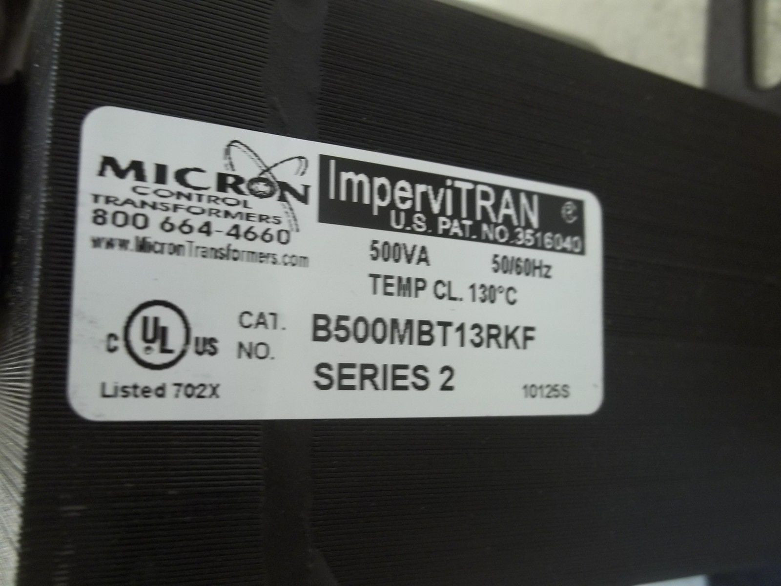 MICRON B500MBT13RKF SERIES 2 TRANSFORMER 500VA *NEW IN BOX*