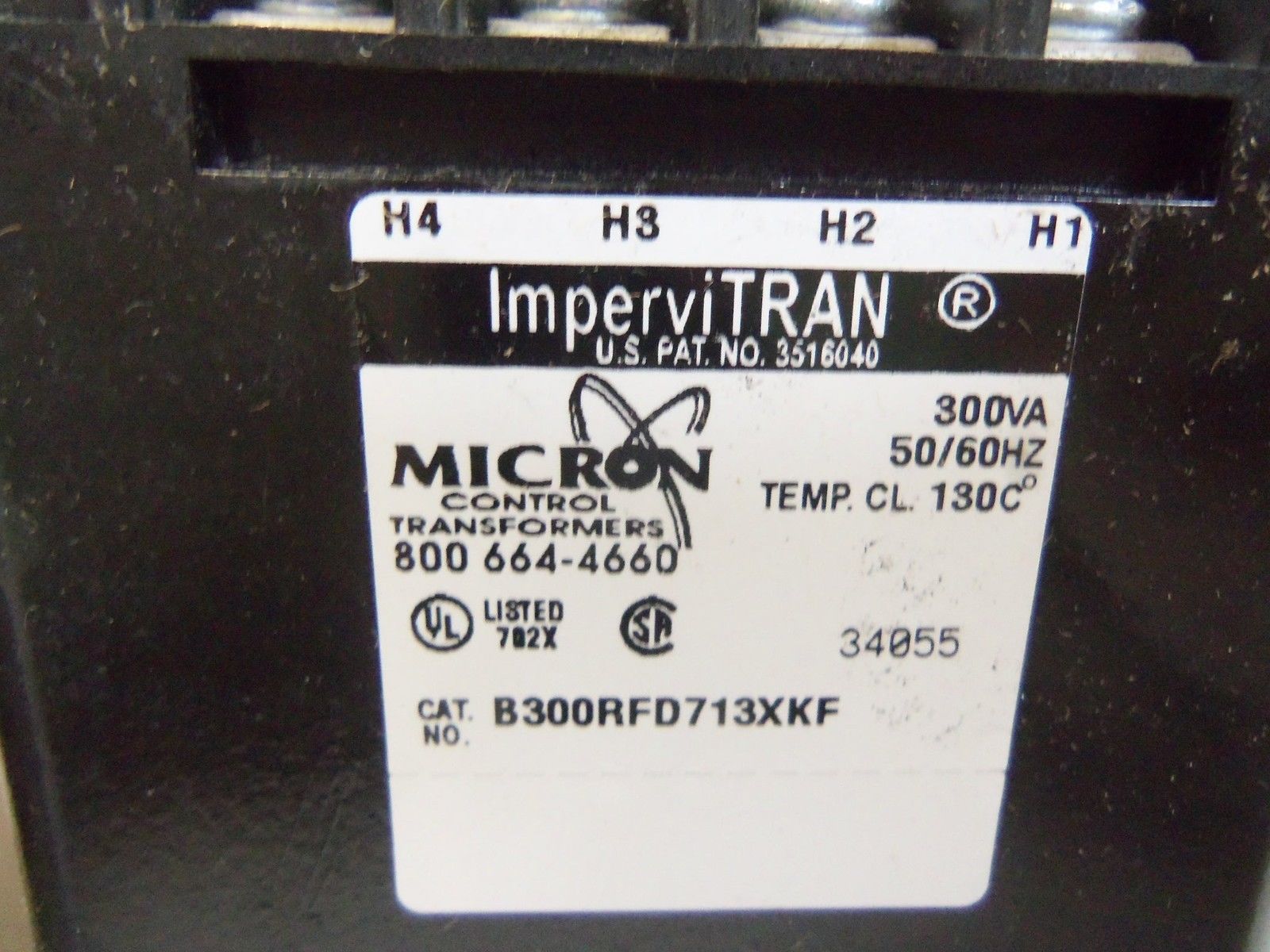 MICRON CONTROL TRANSFORMER B300RFD713XKF *NEW NO BOX*