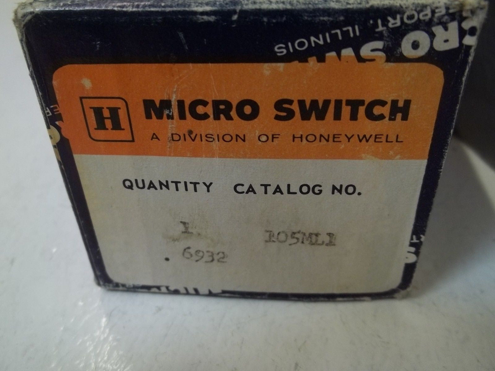 MICROSWITCH 105ML1 PRECISION LIMIT SWITCH (GREY) *NEW IN BOX*