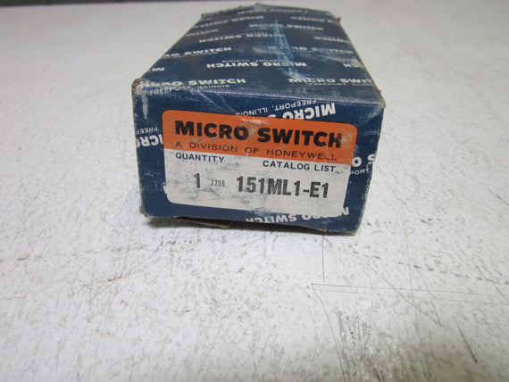 MICROSWITCH 151ML1-E1 PRECISION LIMIT SWITCH (GREY) *NEW IN BOX*