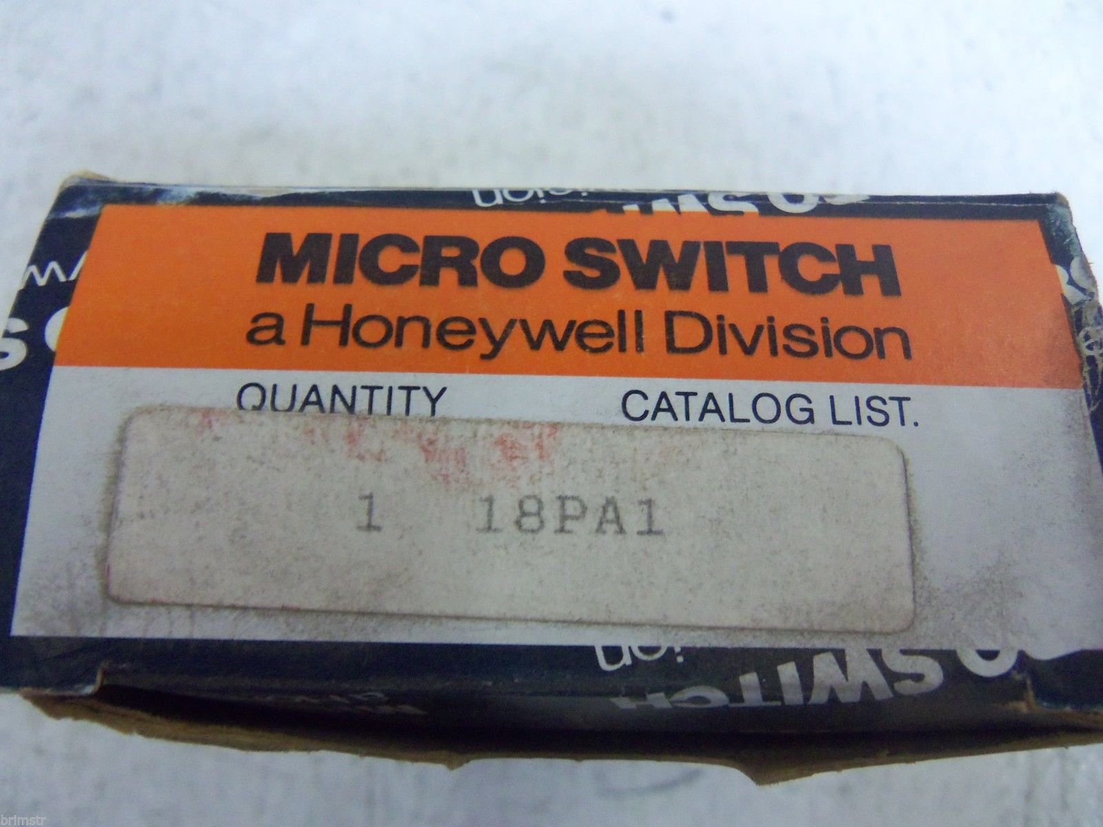 MICROSWITCH 18PA1 LIMIT SWITCH BODY (GREY) * NEW IN BOX *