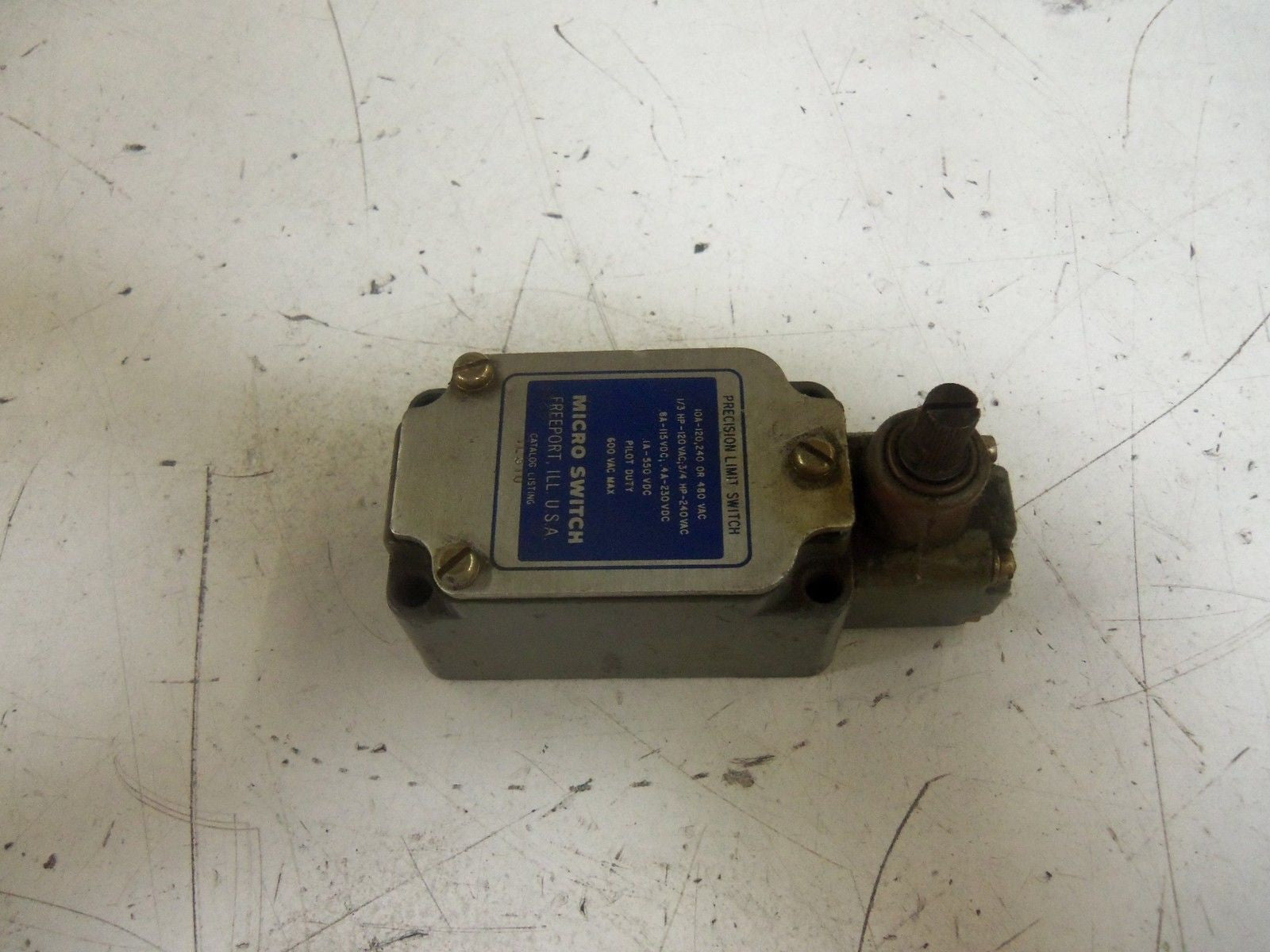 MICROSWITCH 1LS10 PRECISION LIMIT SWITCH (GREY) *USED*