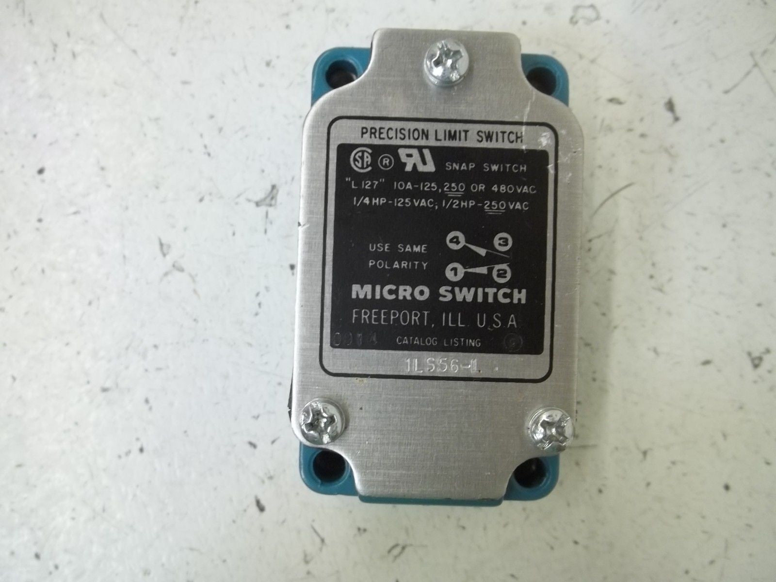 MICRO SWITCH 1LS56-L LIMIT SWITCH (AS PICTURED) *NEW NO BOX*