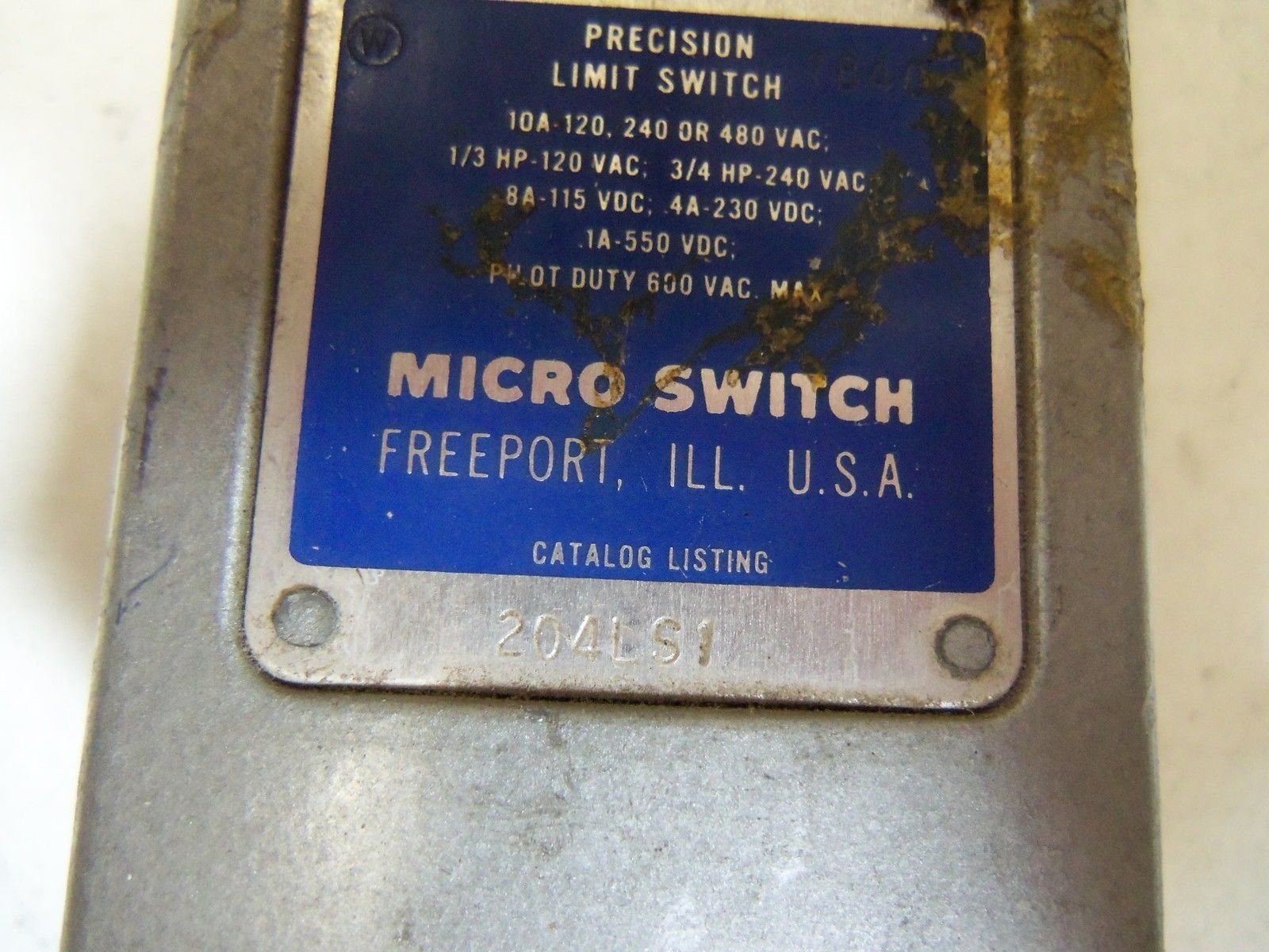 MICROSWITCH 204LS1 *USED*