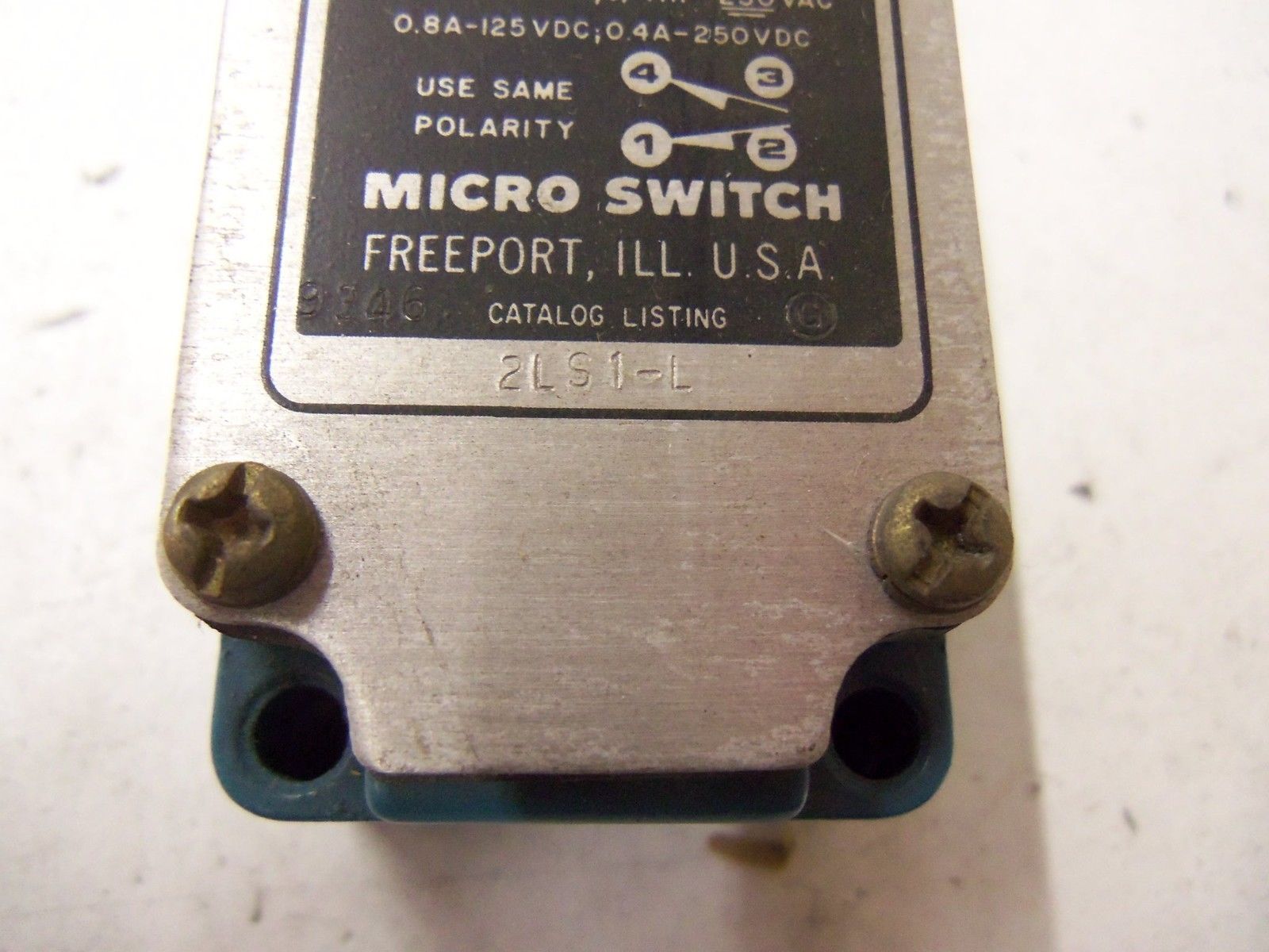 MICRO SWITCH 2LS1-L *USED*