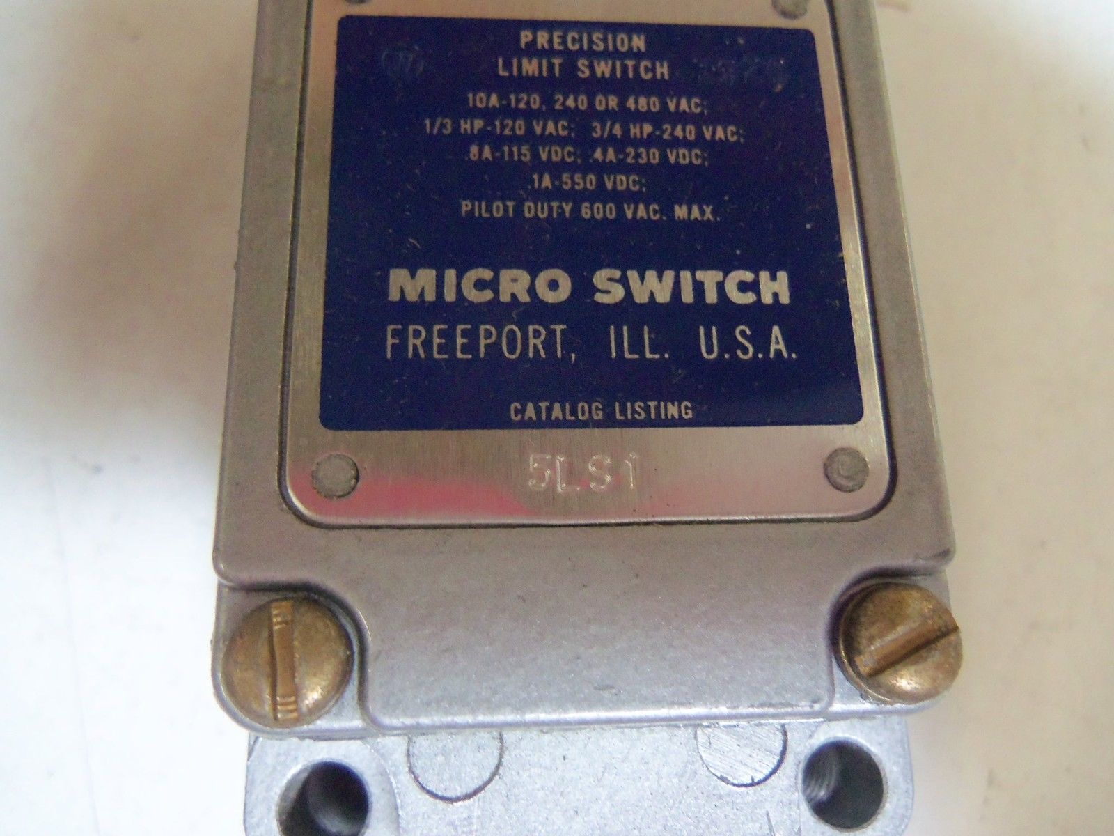MICROSWITCH 5SL1 LIMIT SWITCH (GREY) *NEW IN BOX*