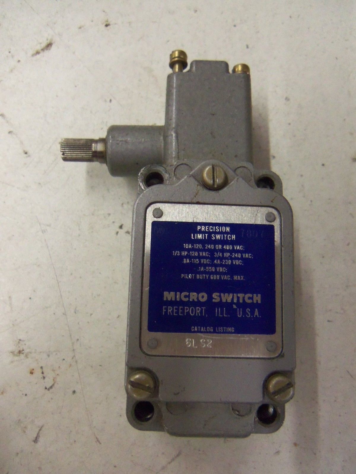 MICRO SWITCH 6LS2 *USED*