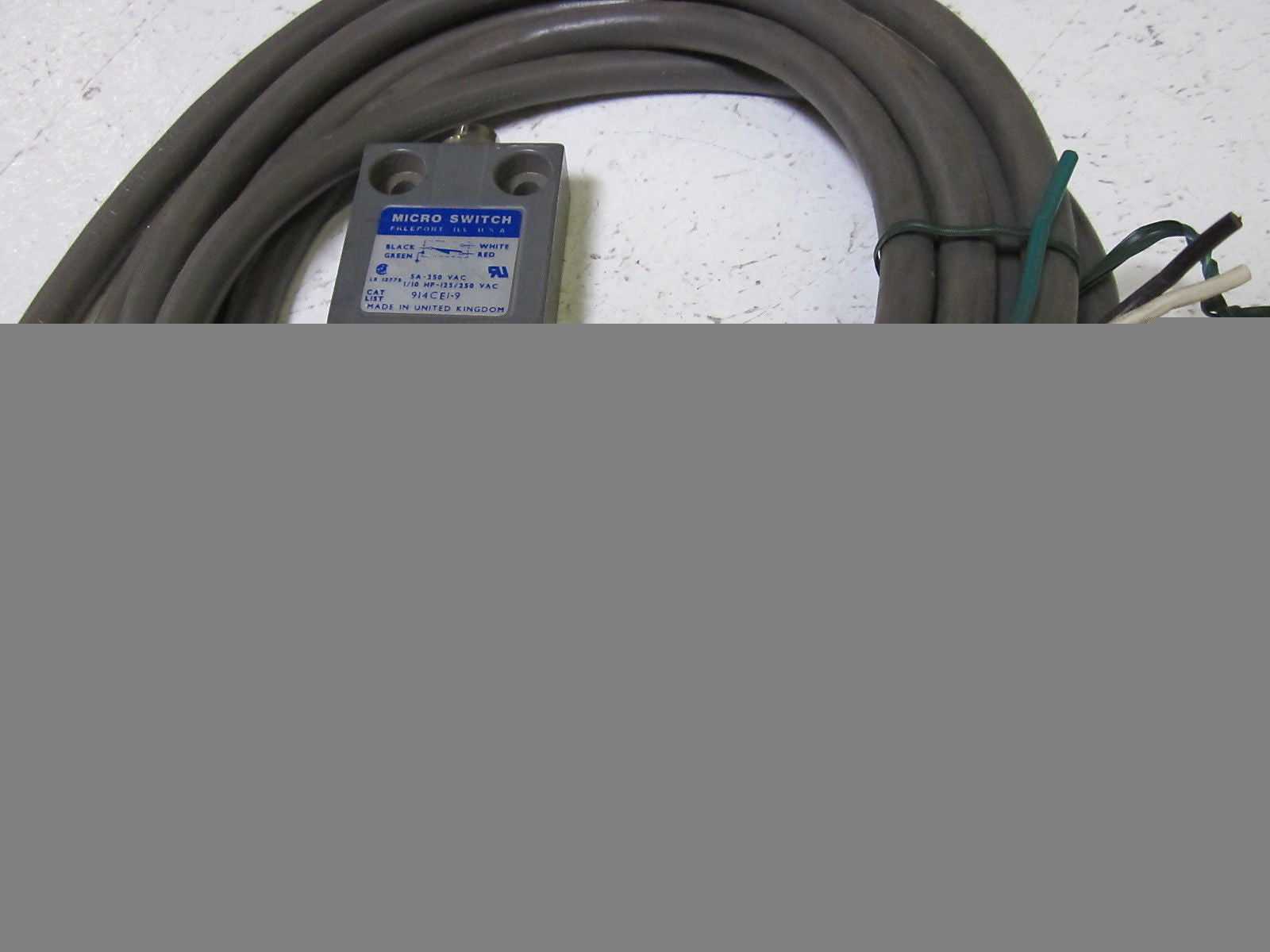 MICROSWITCH 914CE1-9 LIMIT SWITCH  *USED*