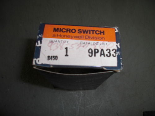MICROSWITCH 9PA33 ROLLER PLUNGER HEAD *NEW IN BOX*