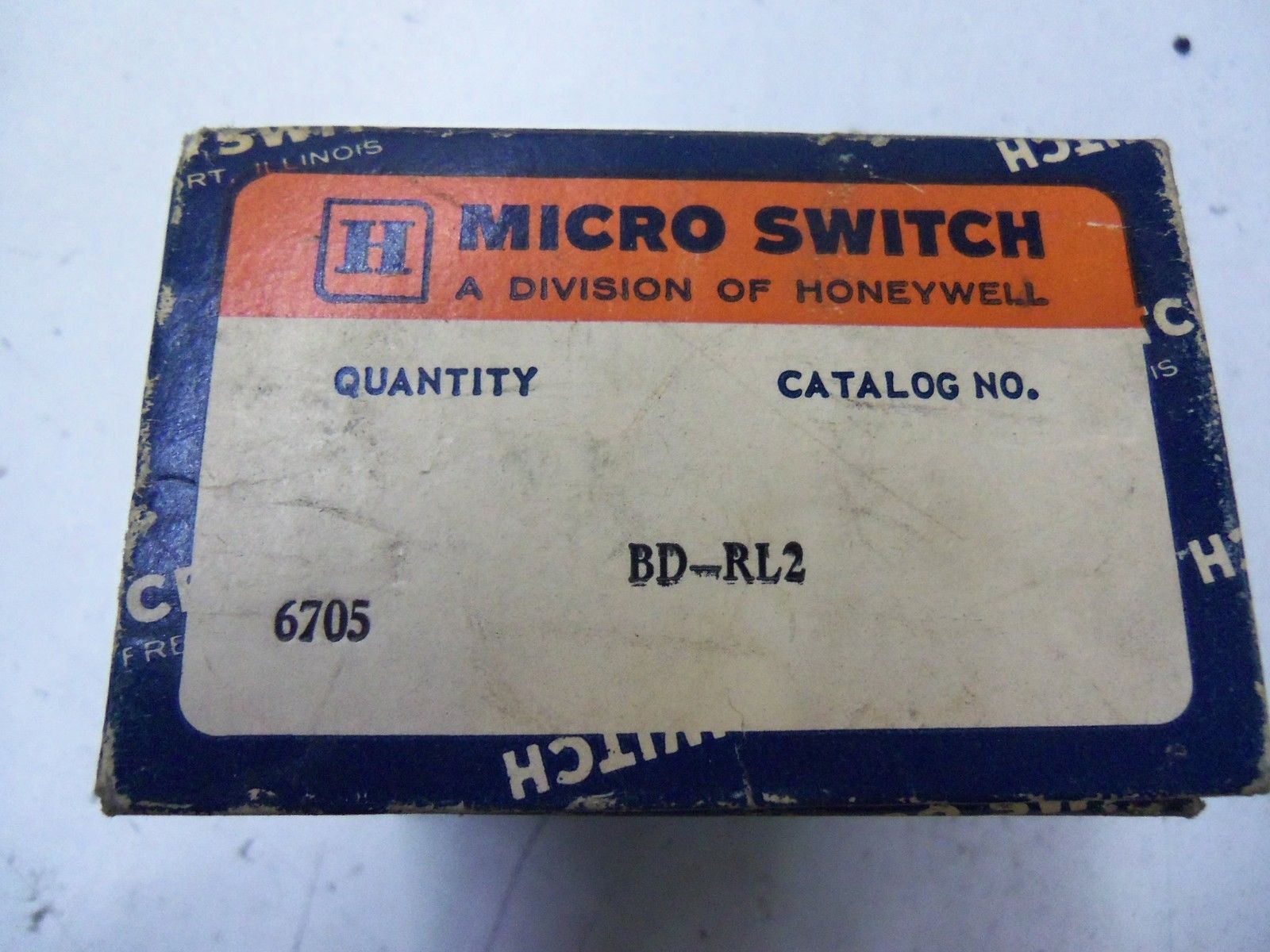 MICRO SWITCH BD-RL2 *NEW IN BOX*