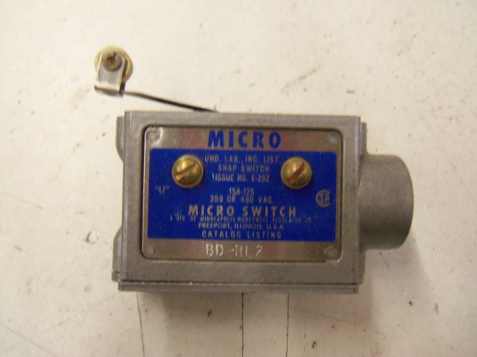 MICRO SWITCH BD-RL2 *NEW IN BOX*