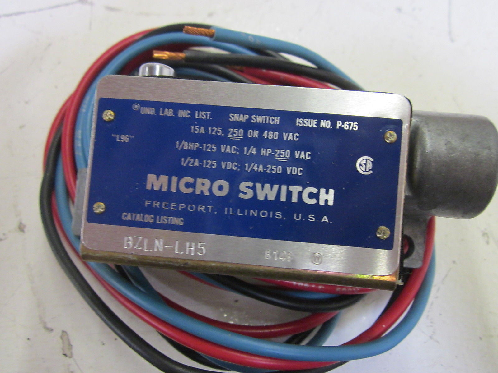 MICROSWITCH BZLN-LH5 *NEW IN BOX*