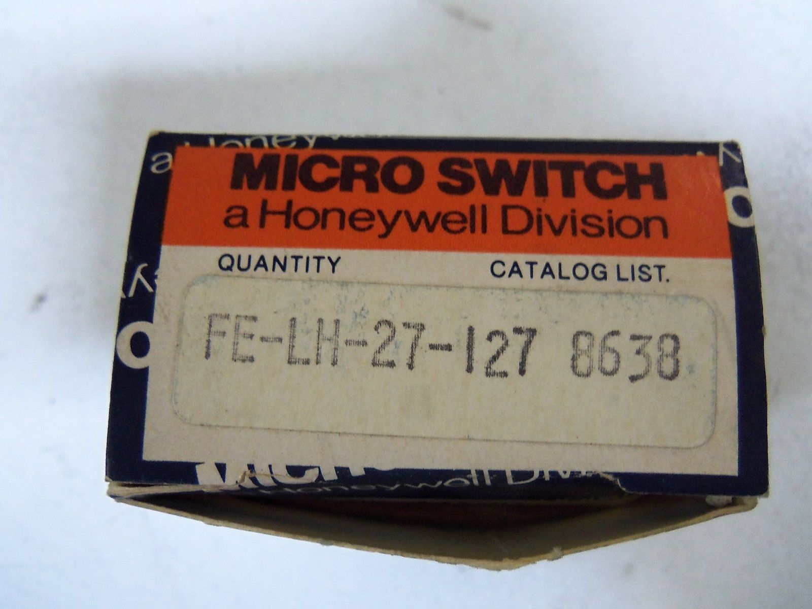 MICROSWITCH FE-LH-27-I27 *NEW IN BOX*