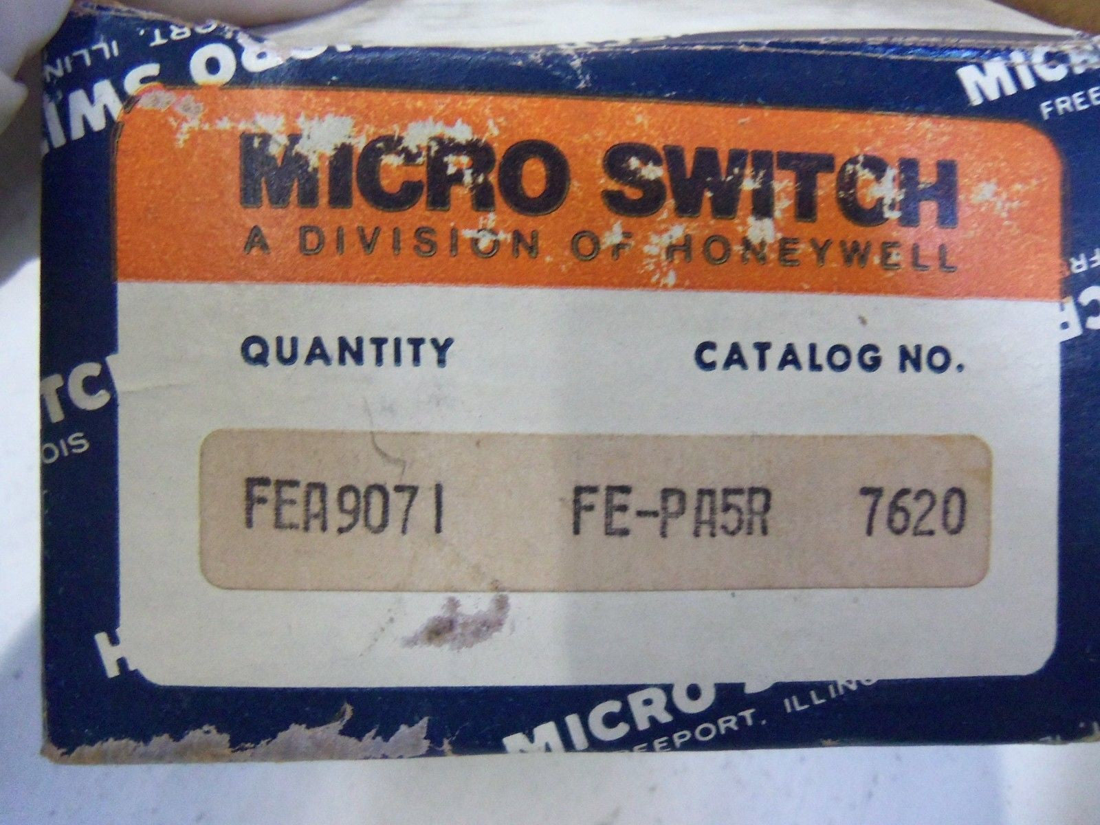 MICROSWITCH FE-PA5R *NEW IN BOX*
