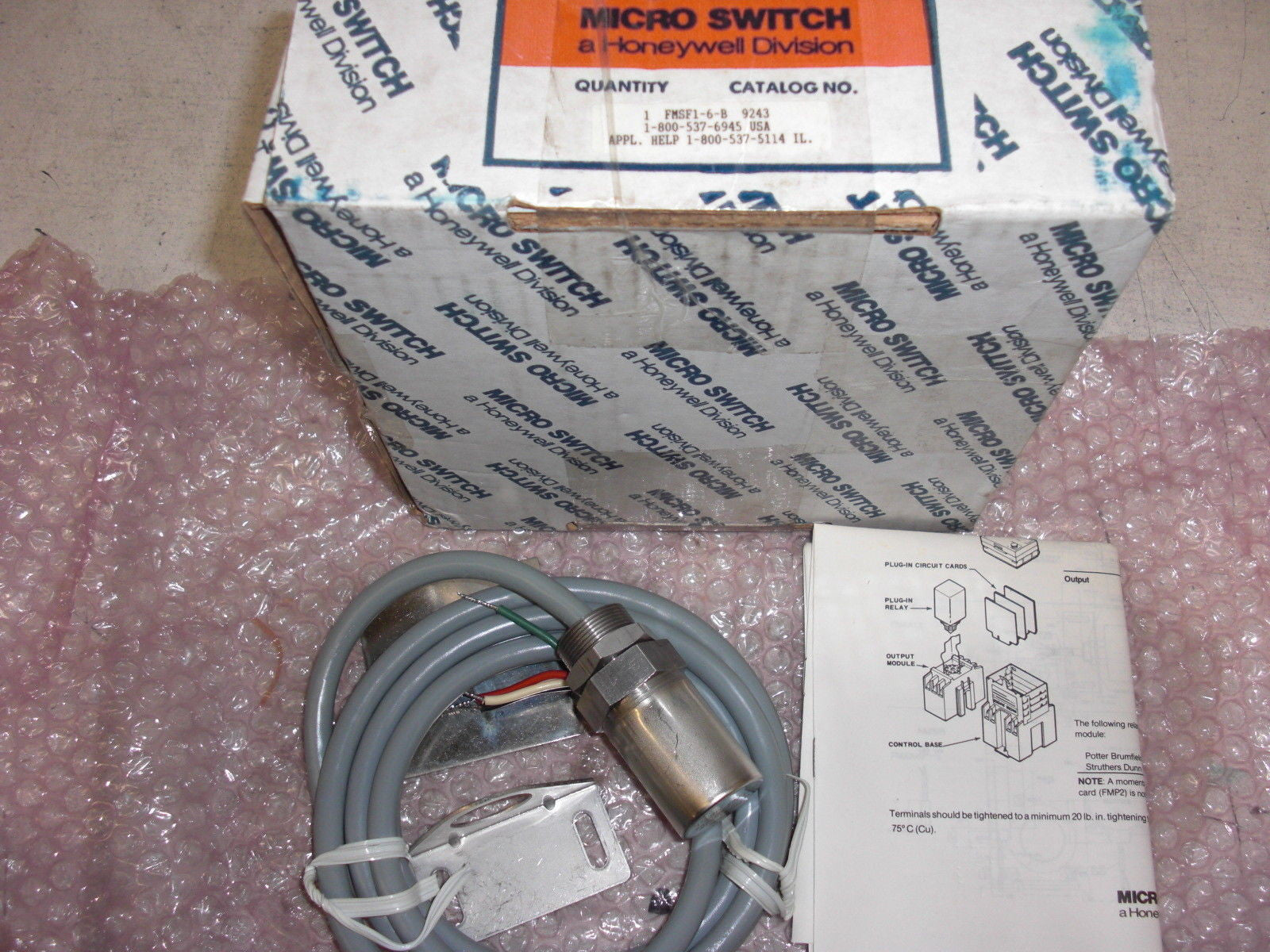 MICROSWITCH FMSF1-6-B *NEW*