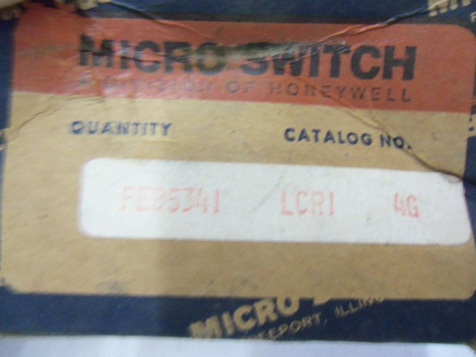 MICROSWITCH LCR1 *NEW IN BOX*