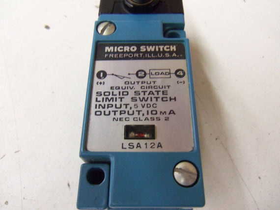 MICROSWITCH LSA12A *USED*