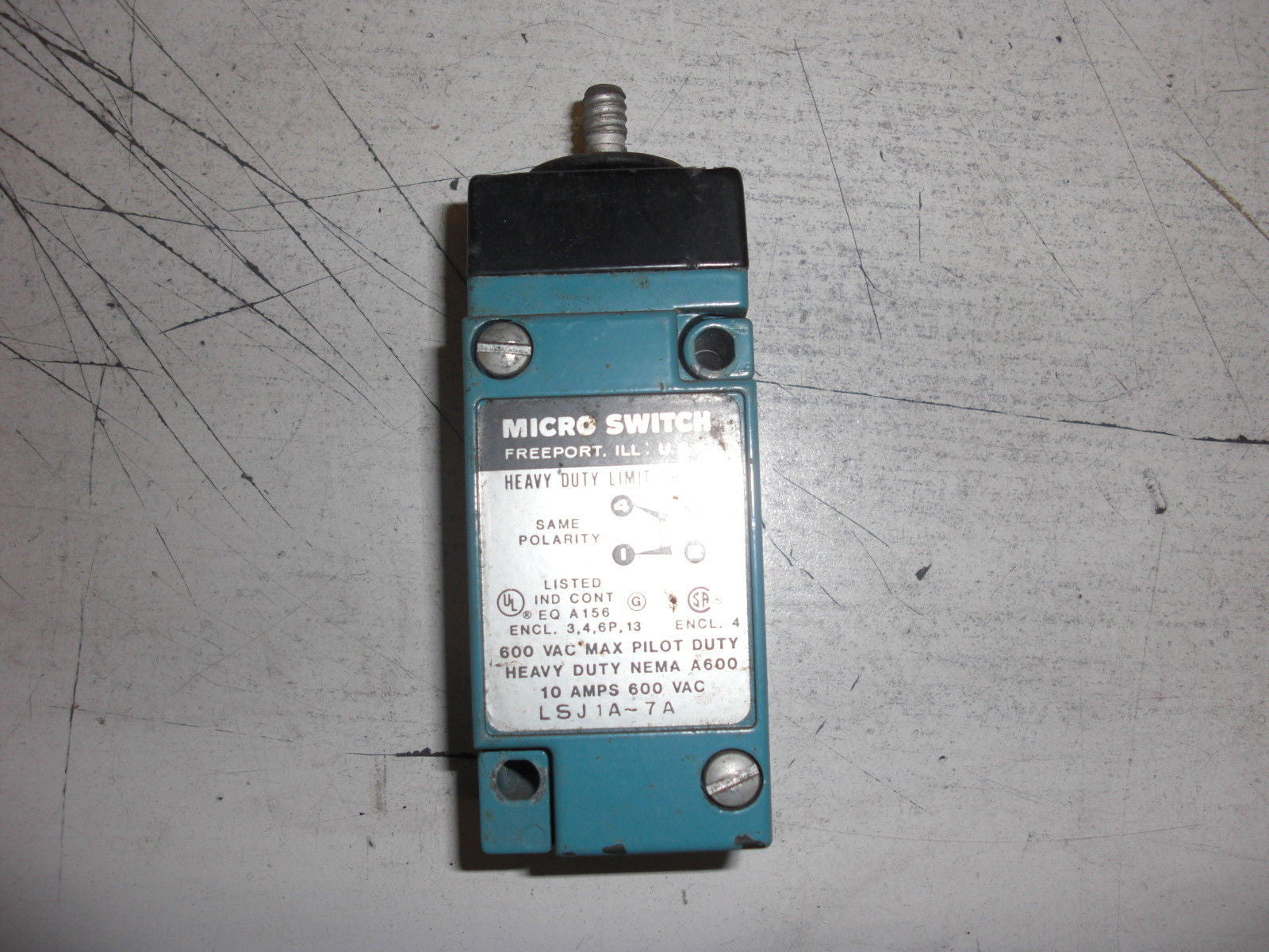 MICROSWITCH LSJ1A-7A *USED*