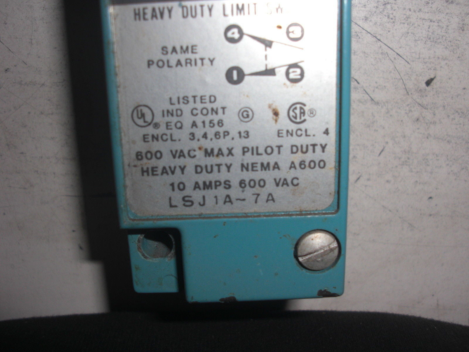 MICROSWITCH LSJ1A-7A *USED*