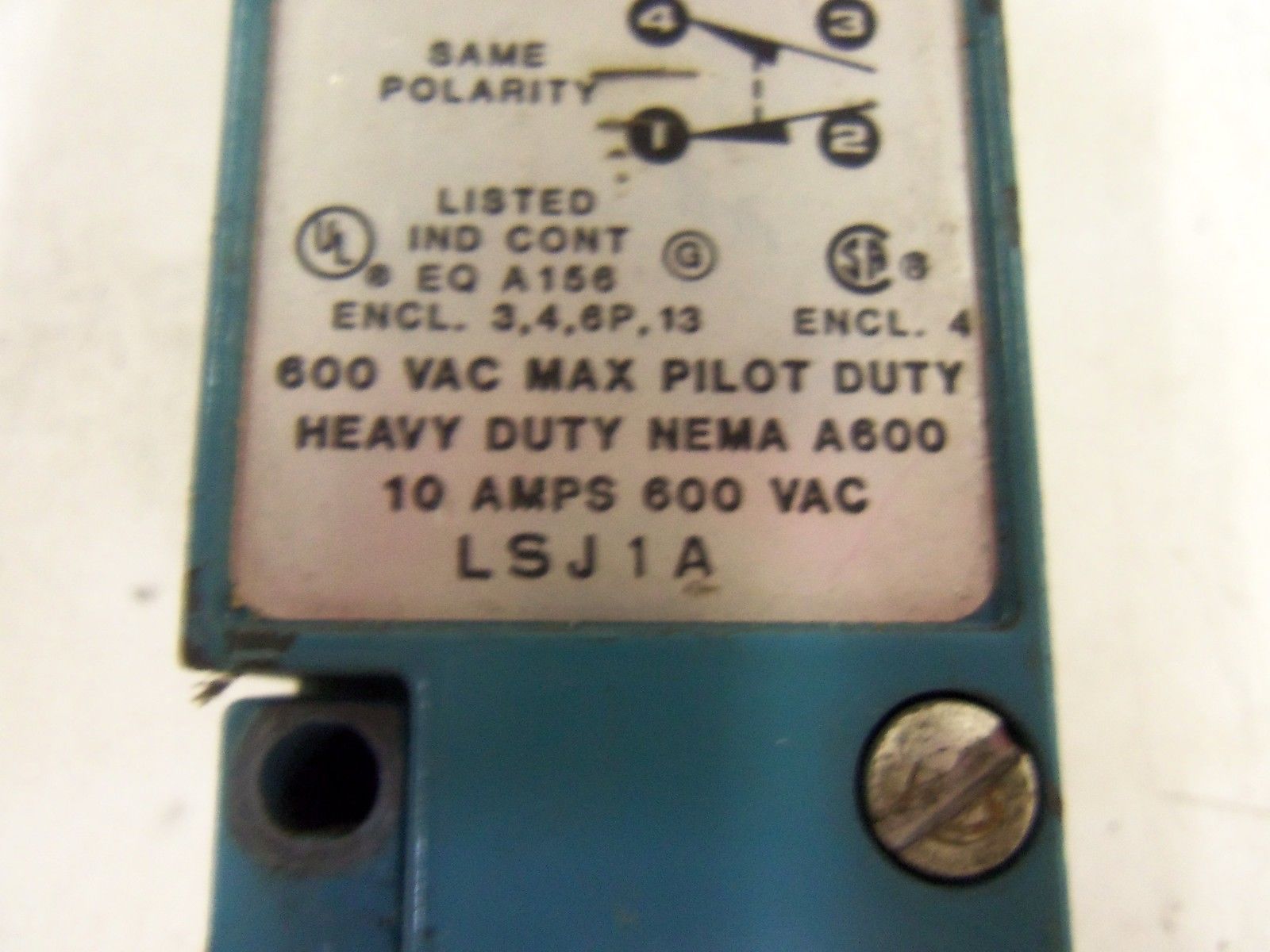 MICROSWITCH LSJ1A *USED*