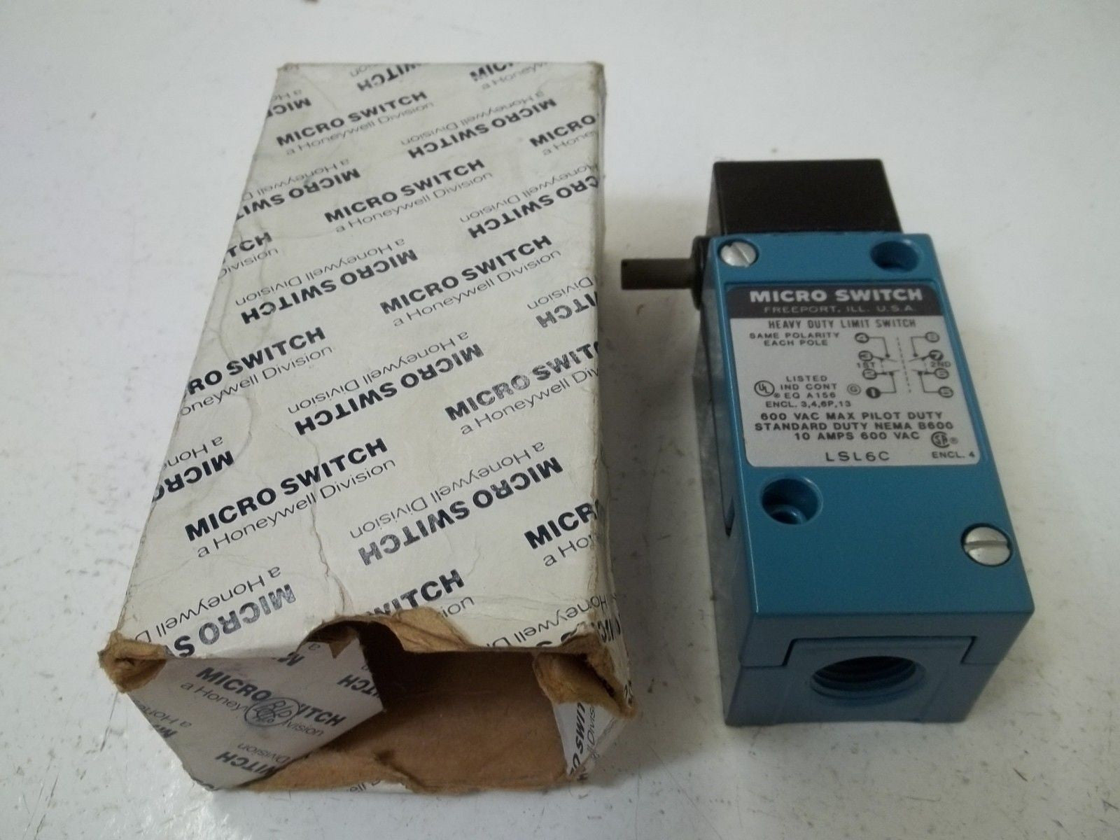 MICROSWITCH LSL6C (WHITE & BLUE BOX) *NEW IN BOX*