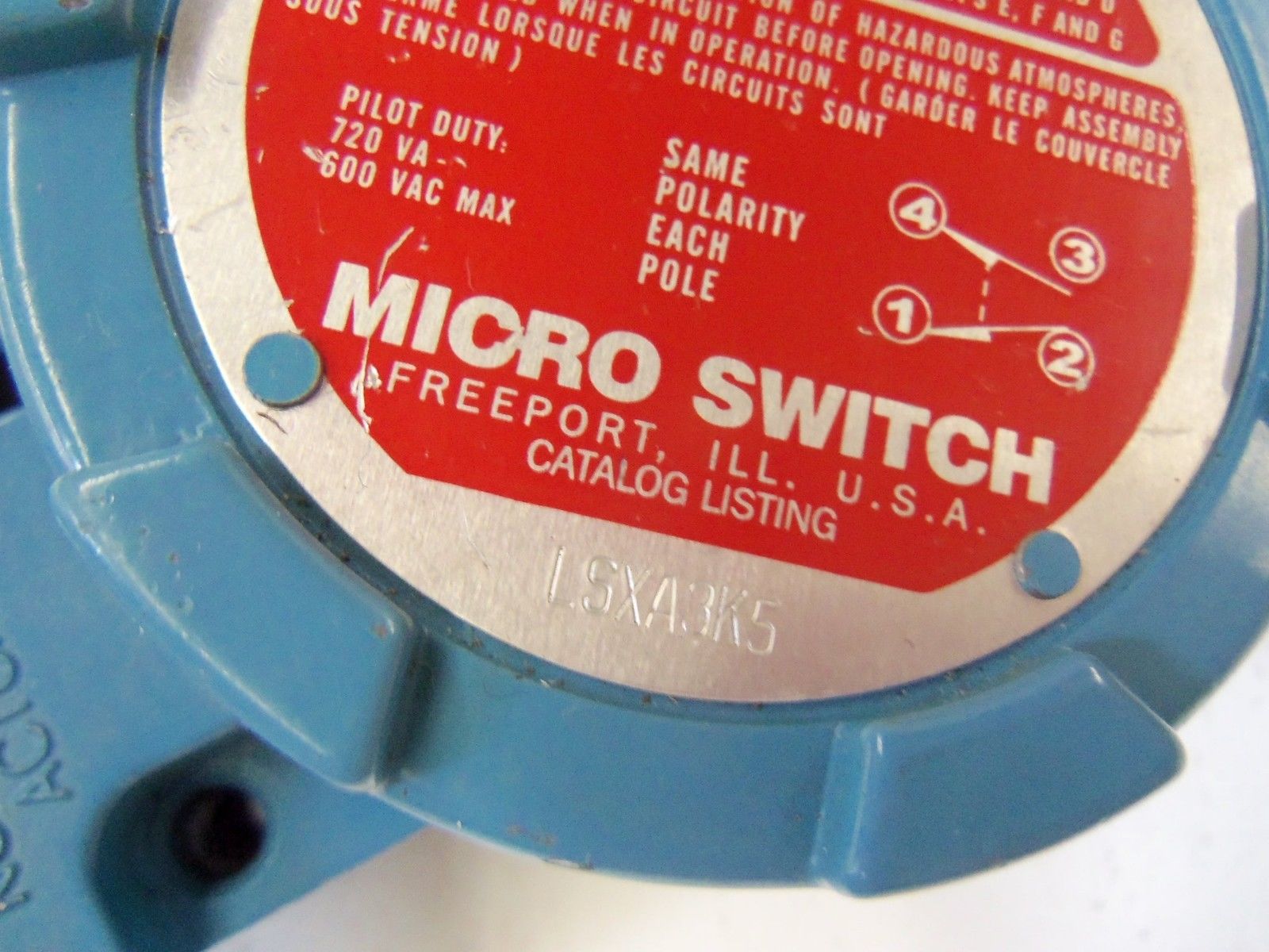 MICROSWITCH LSXA3K5 *USED*