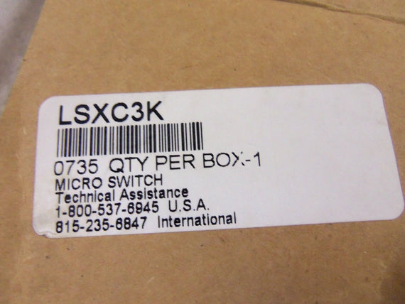 MICROSWITCH LSXC3K *NEW*