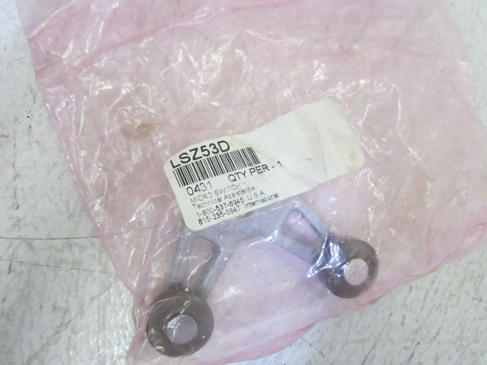 MICROSWITCH LSZ53D LIMIT SWITCH ACTUATOR 3/4" ROLLER  *NEW IN A FACTORY BAG*