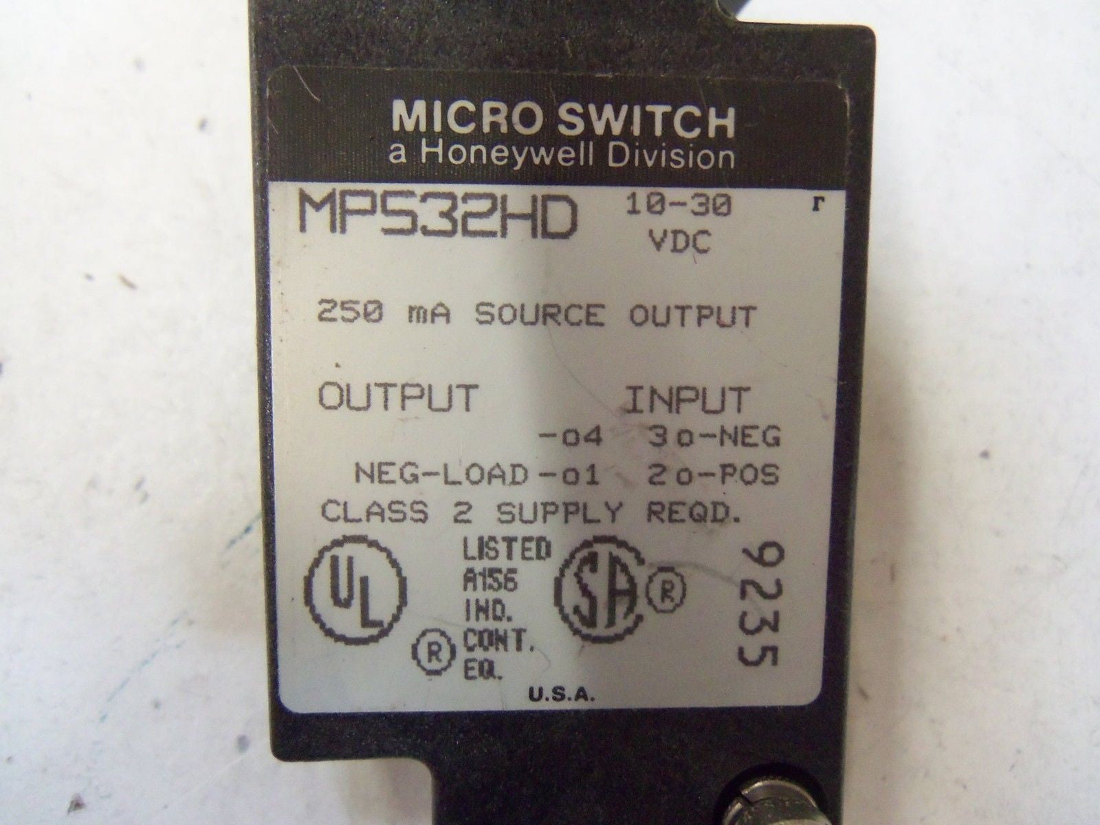 MICRO SWITCH MPS32HD *USED*