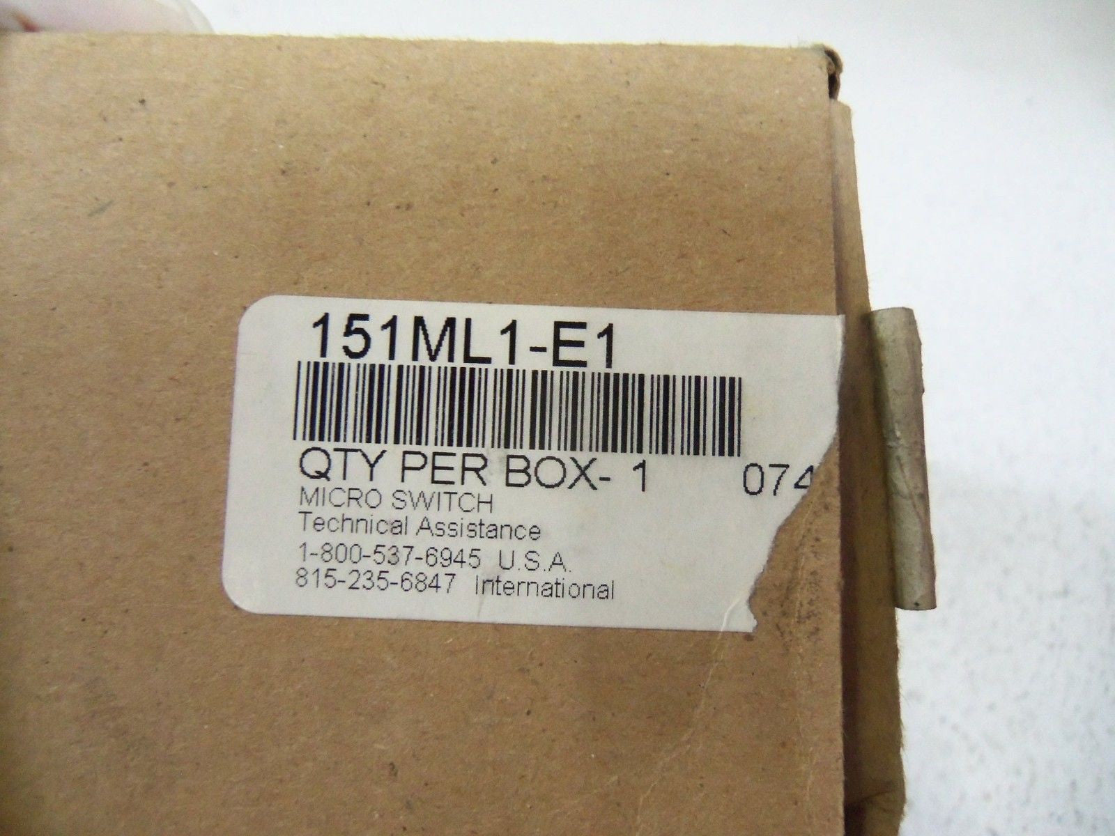 MICROSWITCH 151ML1-E1 PRECISION LIMIT SWITCH *NEW IN BOX*