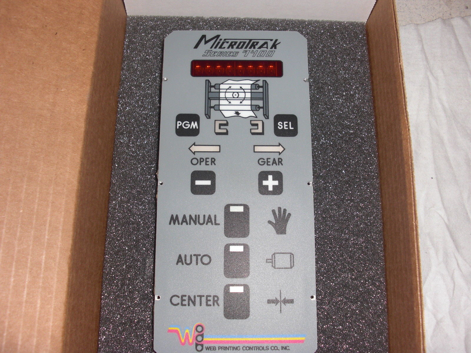 MICROTRAK 805-317-01 CONTROL PANEL SERIES 9400 *USED*