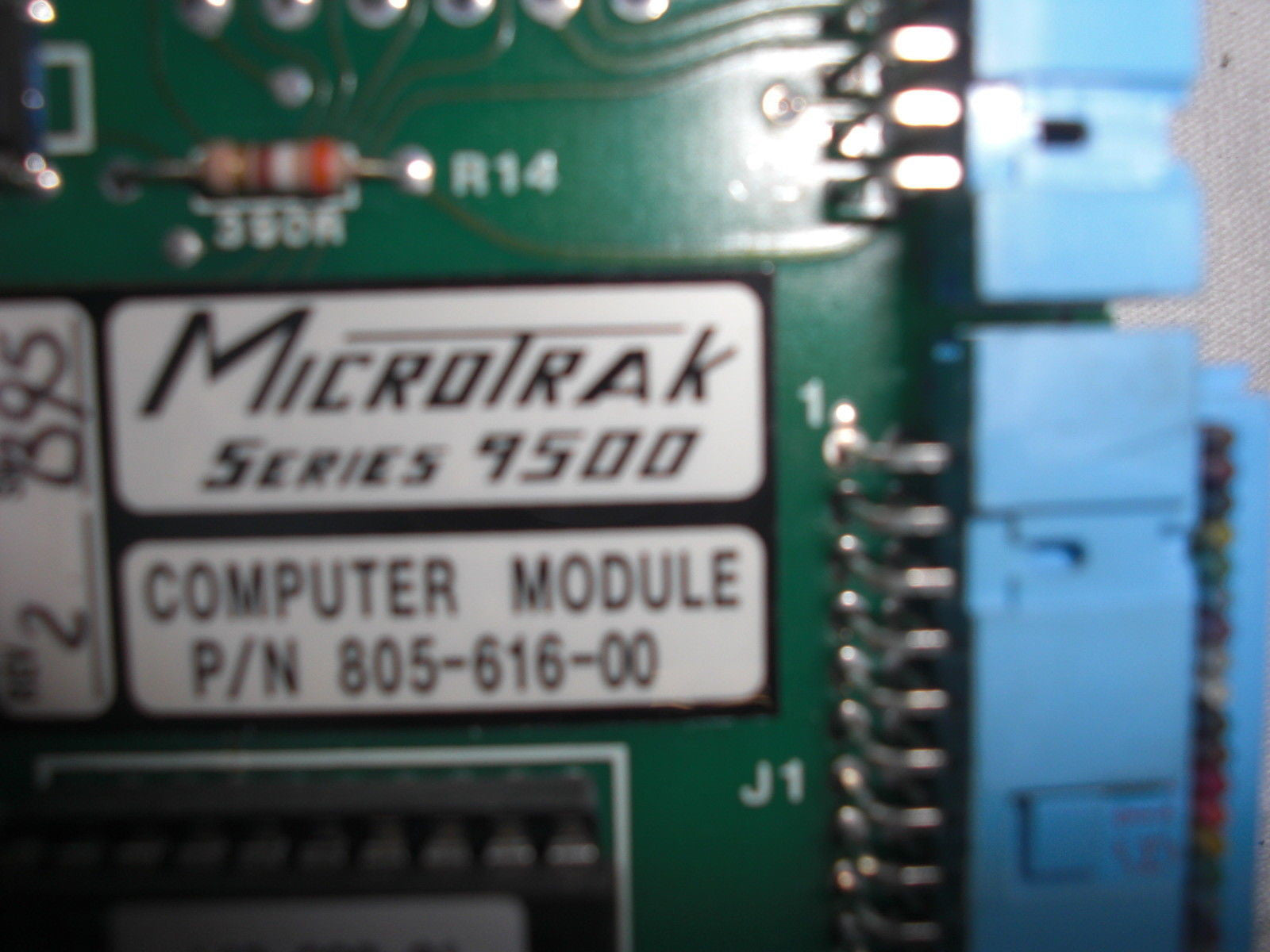 MICROTRAK COMPUTER MODULE SERIES 9500 805-616-00 *USED*