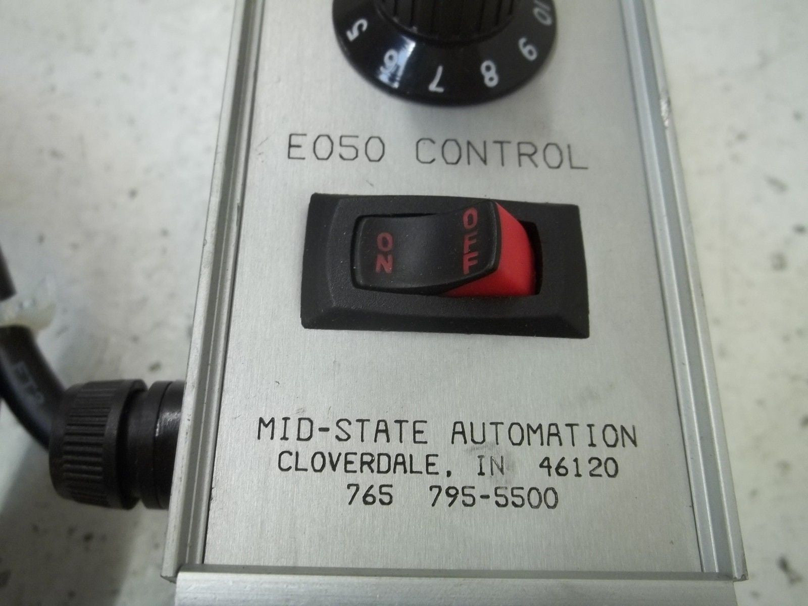 MID-STATE AUTOMATION  E050 CONTROL *USED*