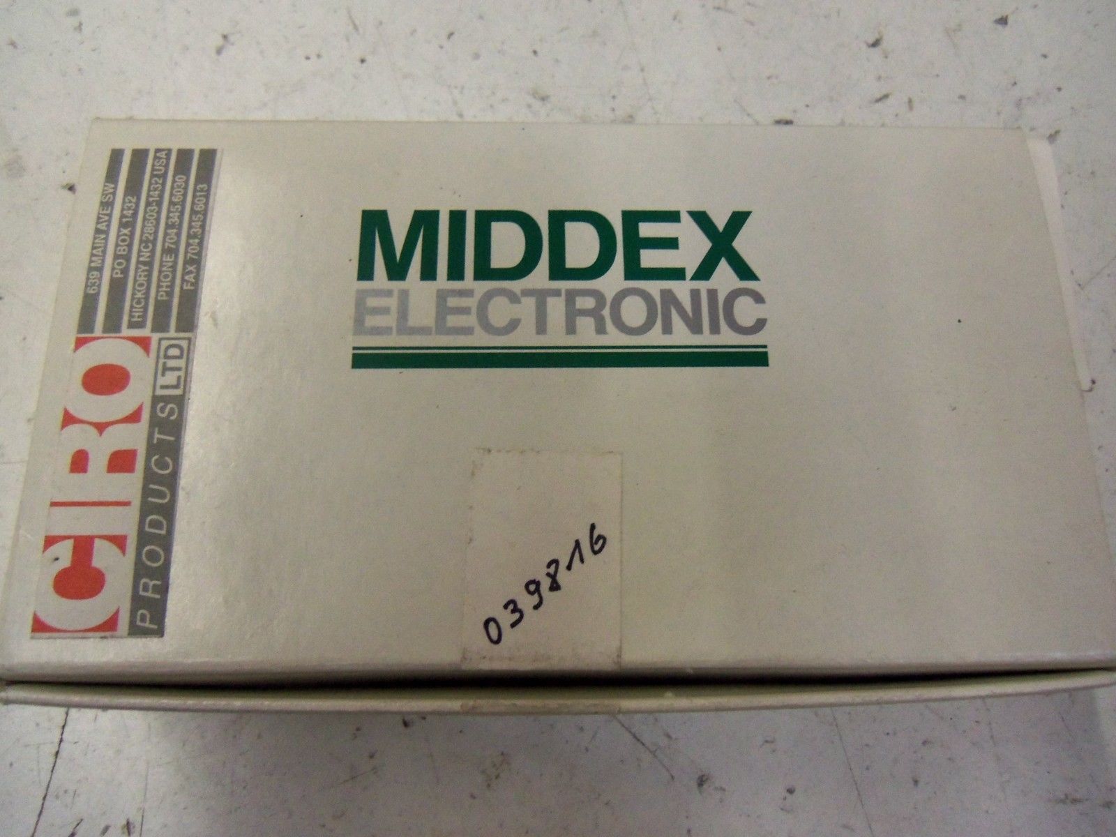 MIDDEX ELECTRIC WKL-S *NEW IN BOX*