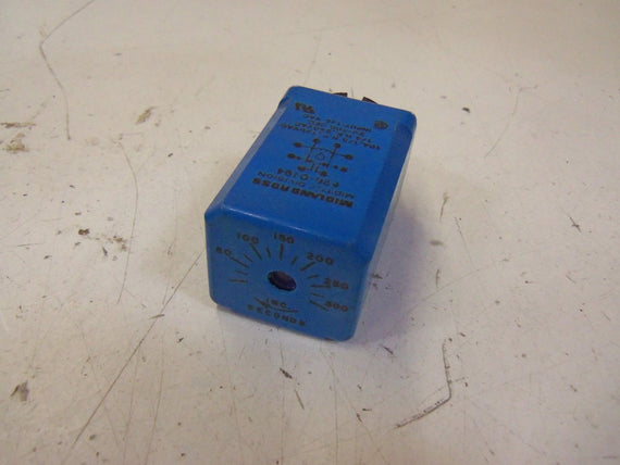 MIDLAND ROSS MIDTEX 626-0194 TIME DELAY RELAY 20-300 SEC. *USED*