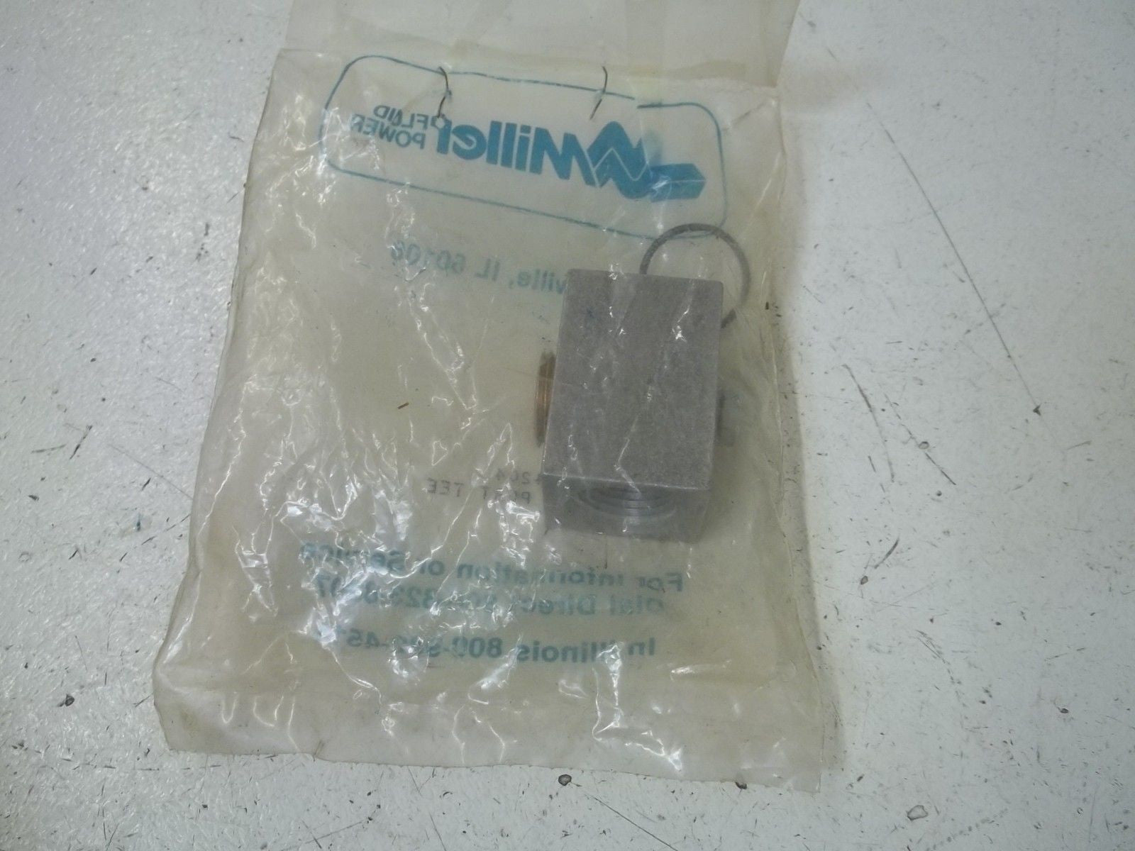 MILLER 332-4204 1/2" PIPE PORT TEE *NEW IN A FACTORY BAG*