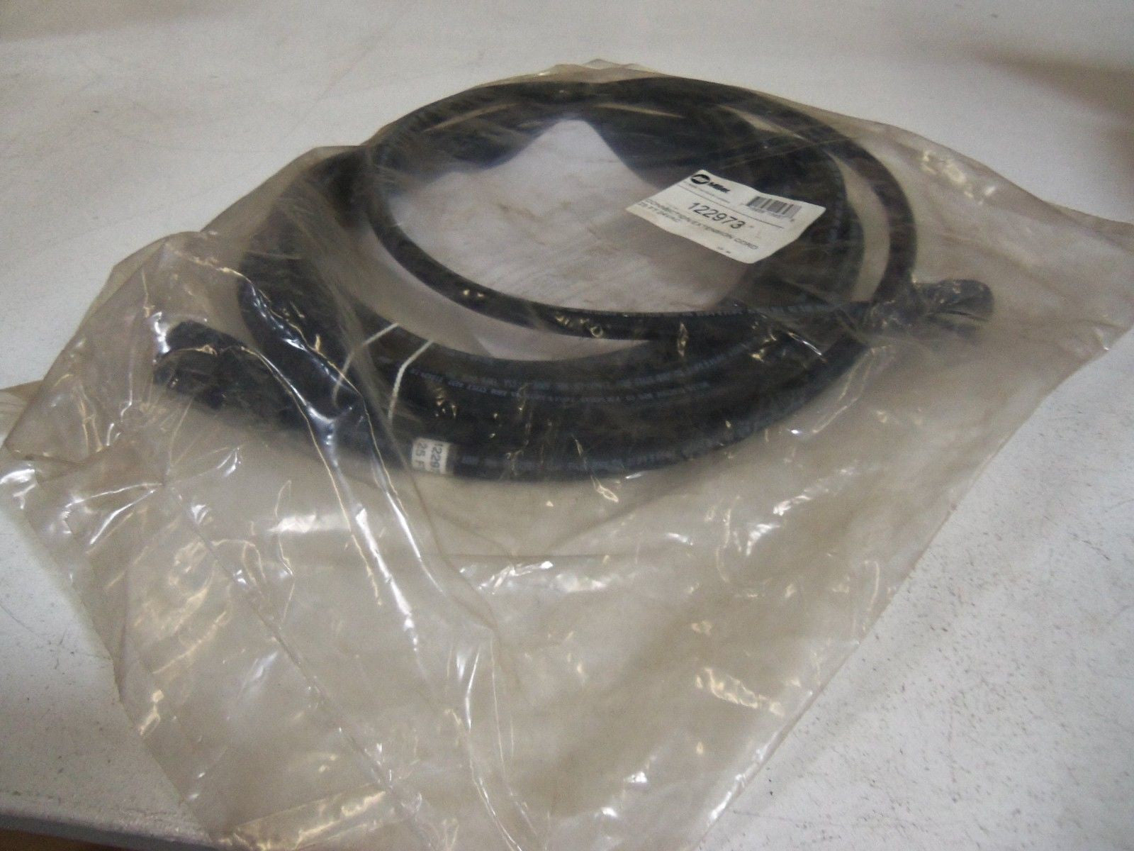 MILLER CONNECTION/EXTENSION CORD 25FT 24VAC 122973 *NEW IN BAG*