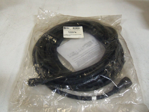 MILLER CONNECTION/EXTENSION CORD 50FT 24VAC 122974 *NEW IN BAG*