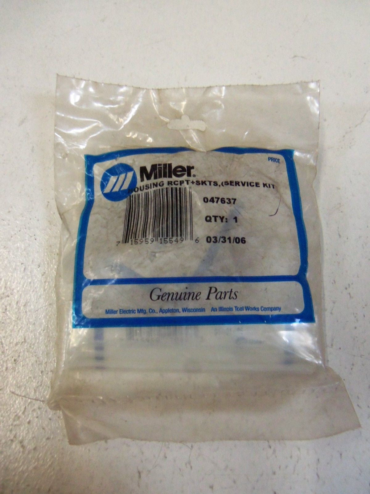 MILLER SERVICE KIT 047637 *NEW IN FACTORY BAG*