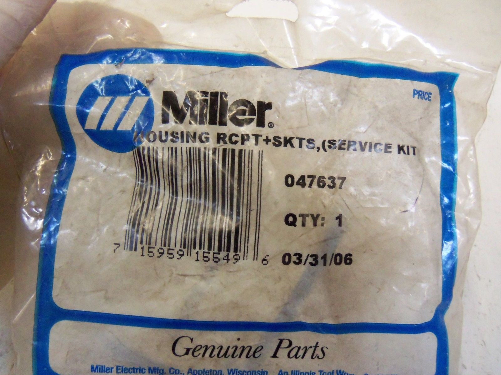 MILLER SERVICE KIT 047637 *NEW IN FACTORY BAG*
