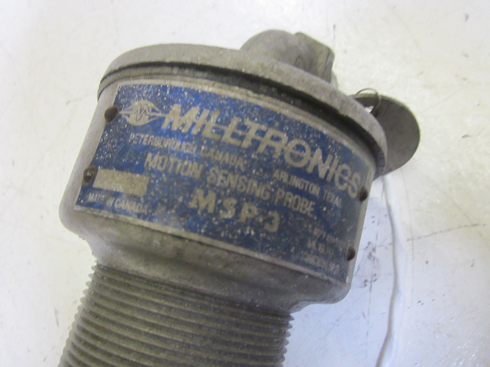 MILLTRONICS MSP-3 MOTION SENSING PROBE 40 TO 500 DEGREE F (AS IS)   *USED*