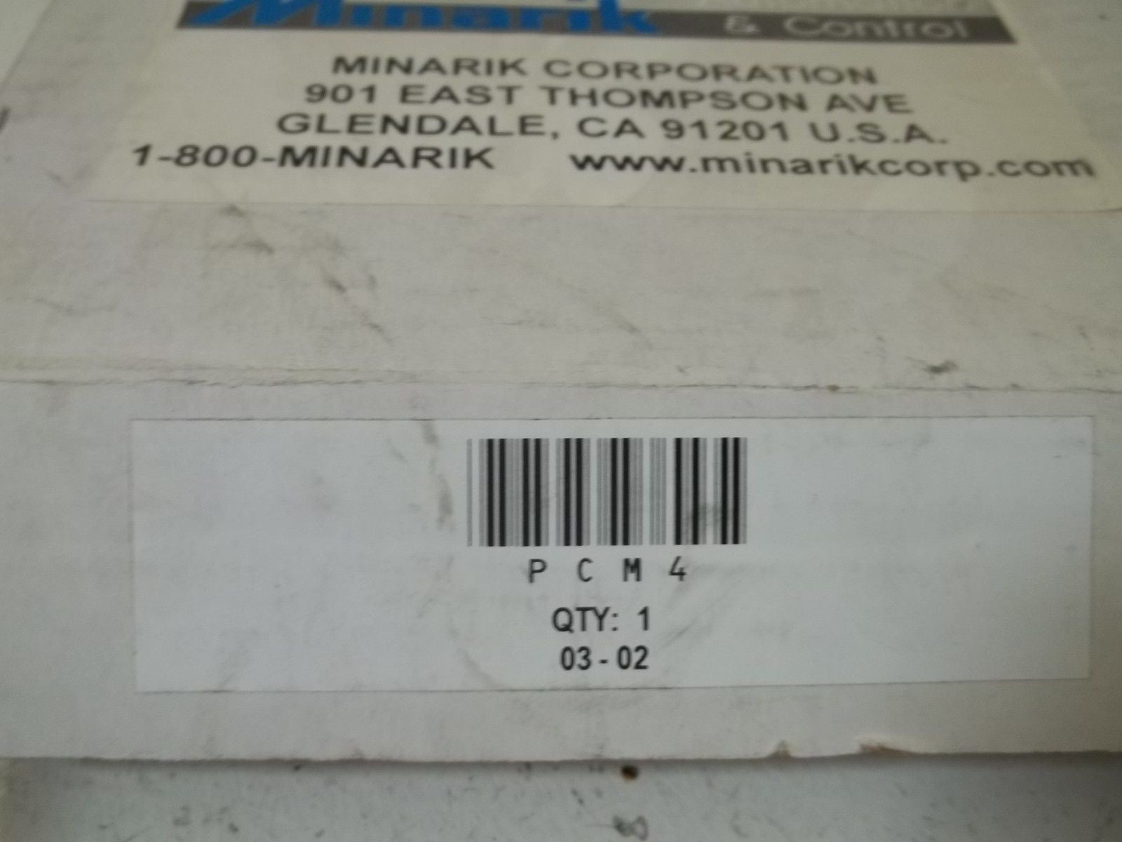 MINARIK PCM4 PROCESS CONTROL MODULE *NEW IN BOX*