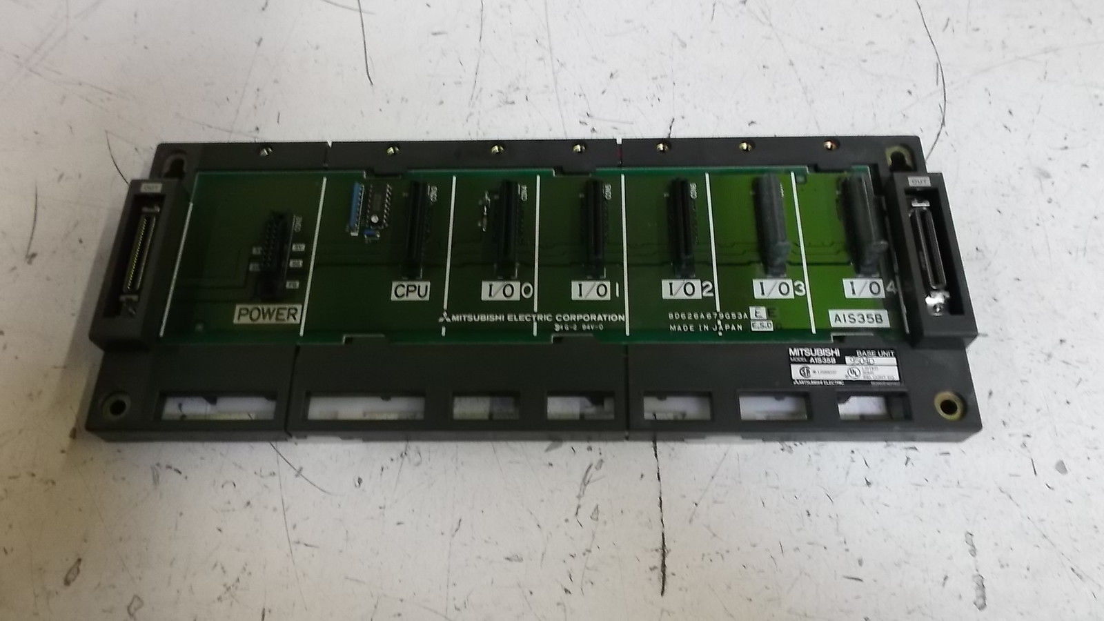 MITSUBISHI A1S35B RACK BASE 5 SLOT *USED*