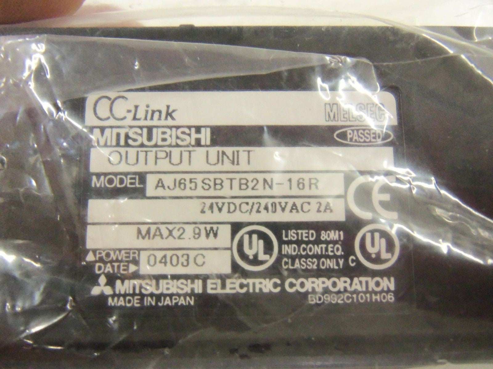MITSUBISHI AJ65SBTB2N-16R I/O BLOCK *NEW IN BOX*