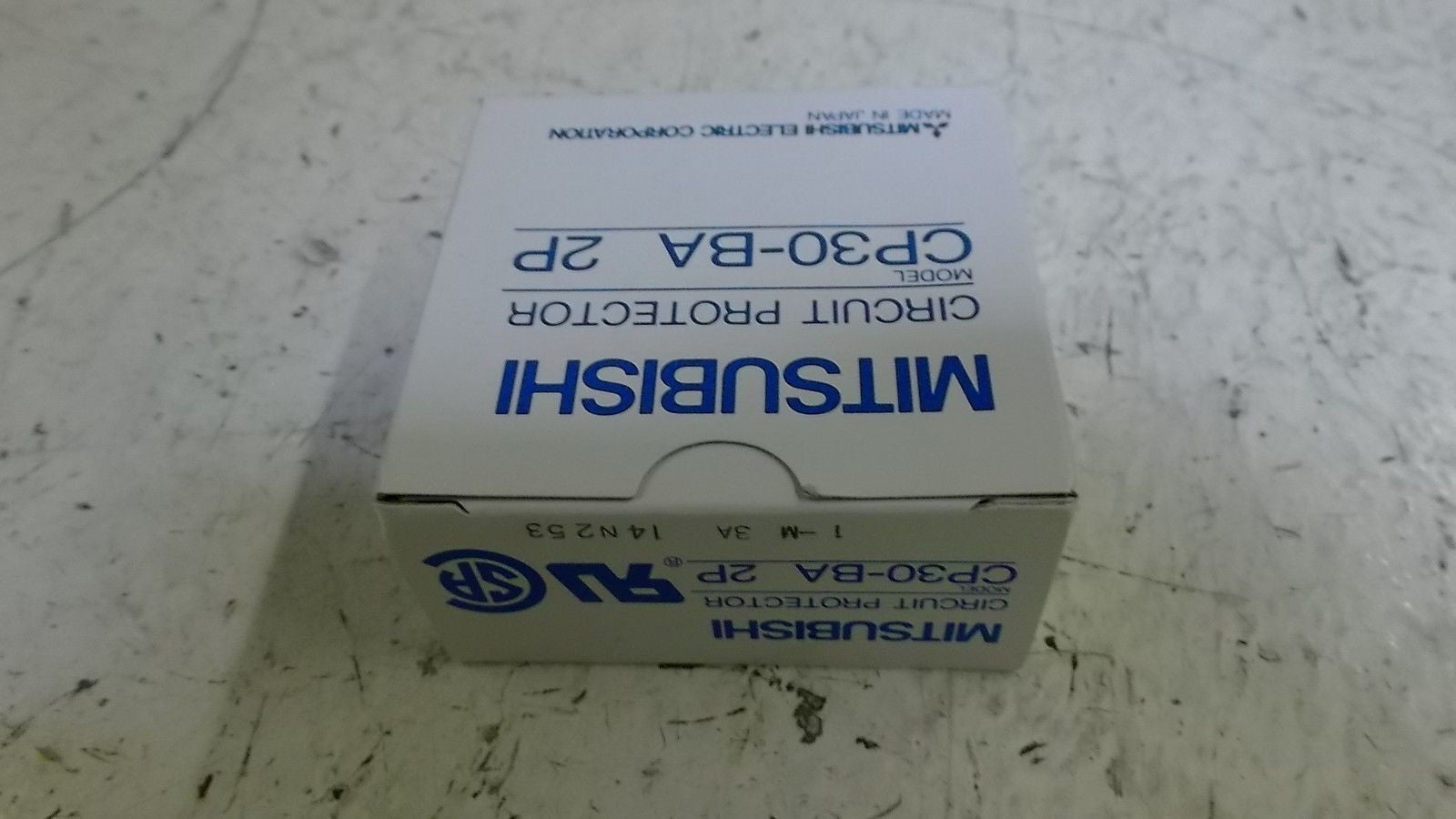 MITSUBISHI CP30-BA-2P-3A CIRCUIT PROTECTOR 3A *NEW IN BOX*
