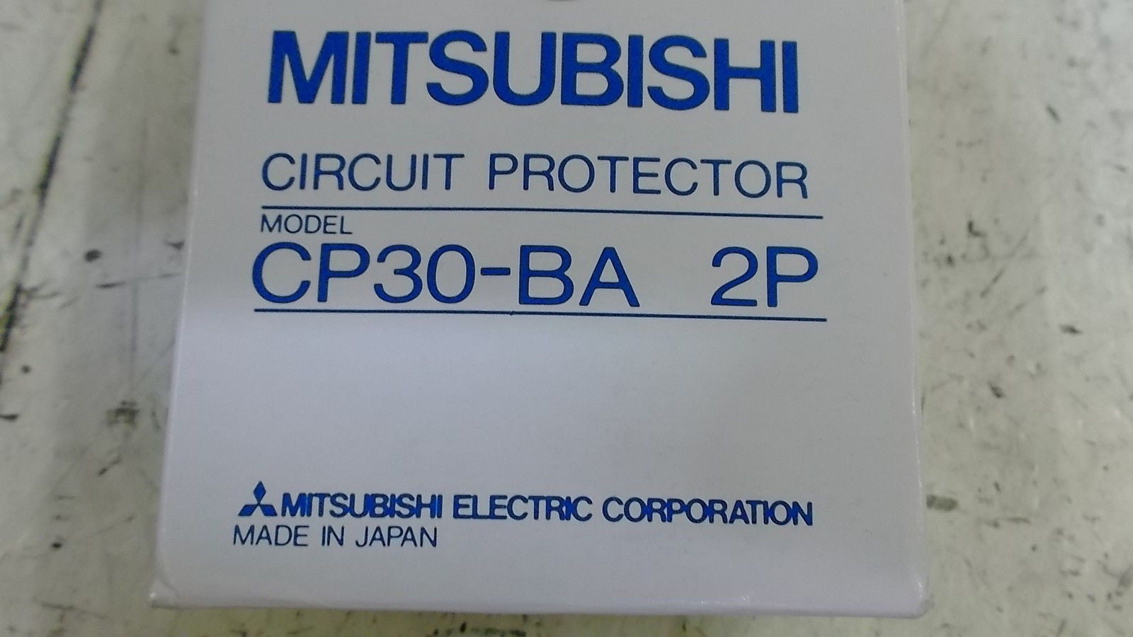 MITSUBISHI CP30-BA-2P-3A CIRCUIT PROTECTOR 3A *NEW IN BOX*