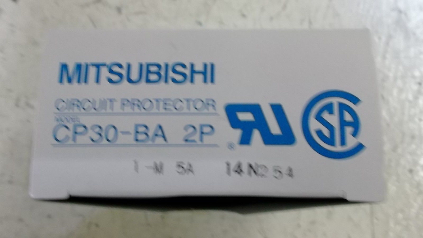MITSUBISHI CP30-BA-2P-5A CIRCUIT PROTECTOR 5A *NEW IN BOX*
